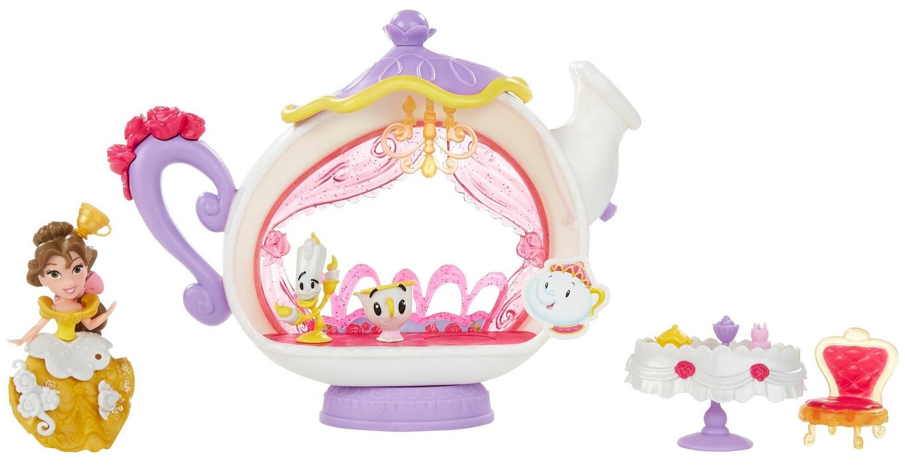 Набор Hasbro Disney Princess Маленькое королевство Обеденная комната Белль, B5346