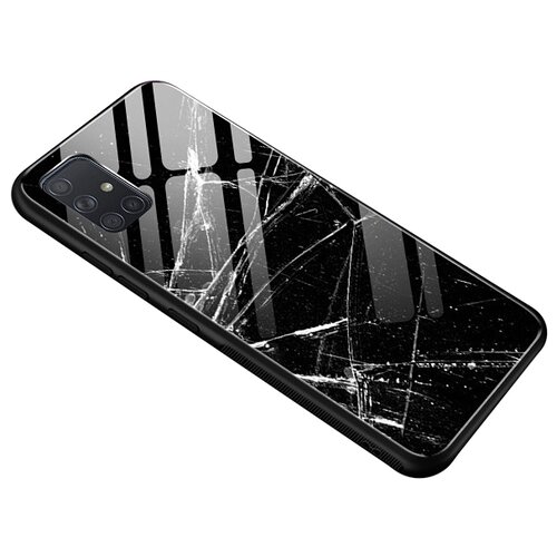 фото Панель-чехол-накладка mypads для samsung galaxy a51 sm-a515f (2020) из мягкого силикона с красивым расписным 3d рисунком «тематика мрамор»
