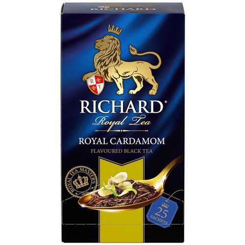 Чай Richard Royal Cardamom черный с кардамоном и бергамотом 25 пакетиков, 1058716