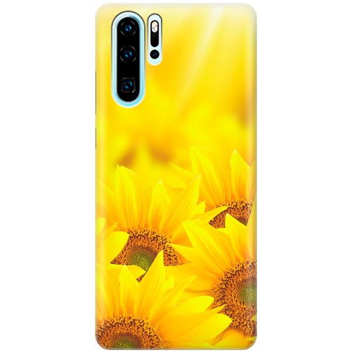 RE: PA Накладка Transparent для Huawei P30 Pro с принтом Подсолнухи re pa накладка transparent для huawei p30 с принтом микросхема