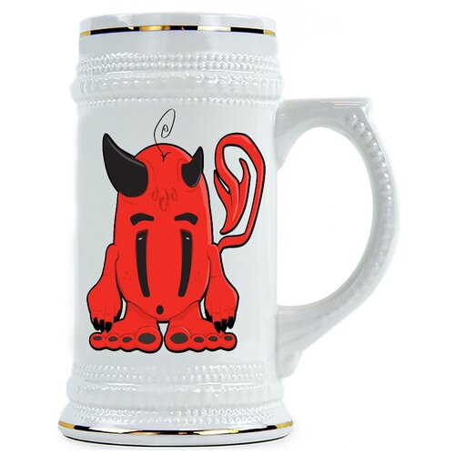 фото Пивная кружка маленький дьяволенок drabs