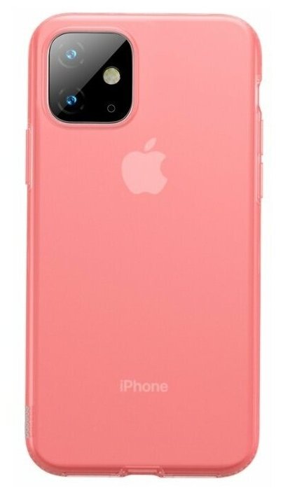 Чехол Baseus (WIAPIPH65S-GD09) для iPhone 11 Pro Max (Transparent Red) - фото №1