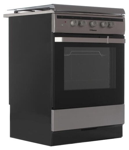Кухонная плита Hansa FCGI63022 (газовая варочная поверхность (нерж. сталь), духовка газовая, газ-кон