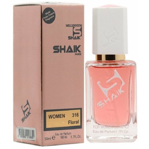 Парфюмерная вода Shaik W 316 Blush цветочный аромат, 50 мл парфюмерная вода shaik w 270 slowly цветочный аромат 50 мл