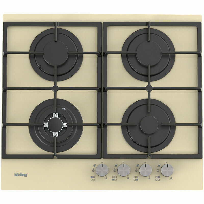 Встраиваемая газовая панель KORTING HGG 6722 CTB, официальная гарантия