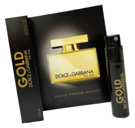 Парфюмерная вода Dolce Gabbana The One Gold Intense Limited Edition For Women пробник 0.8 / Дольче Габбана Зе Уан Голд Интенс Фо Вумен мини-версия / Сэмпл