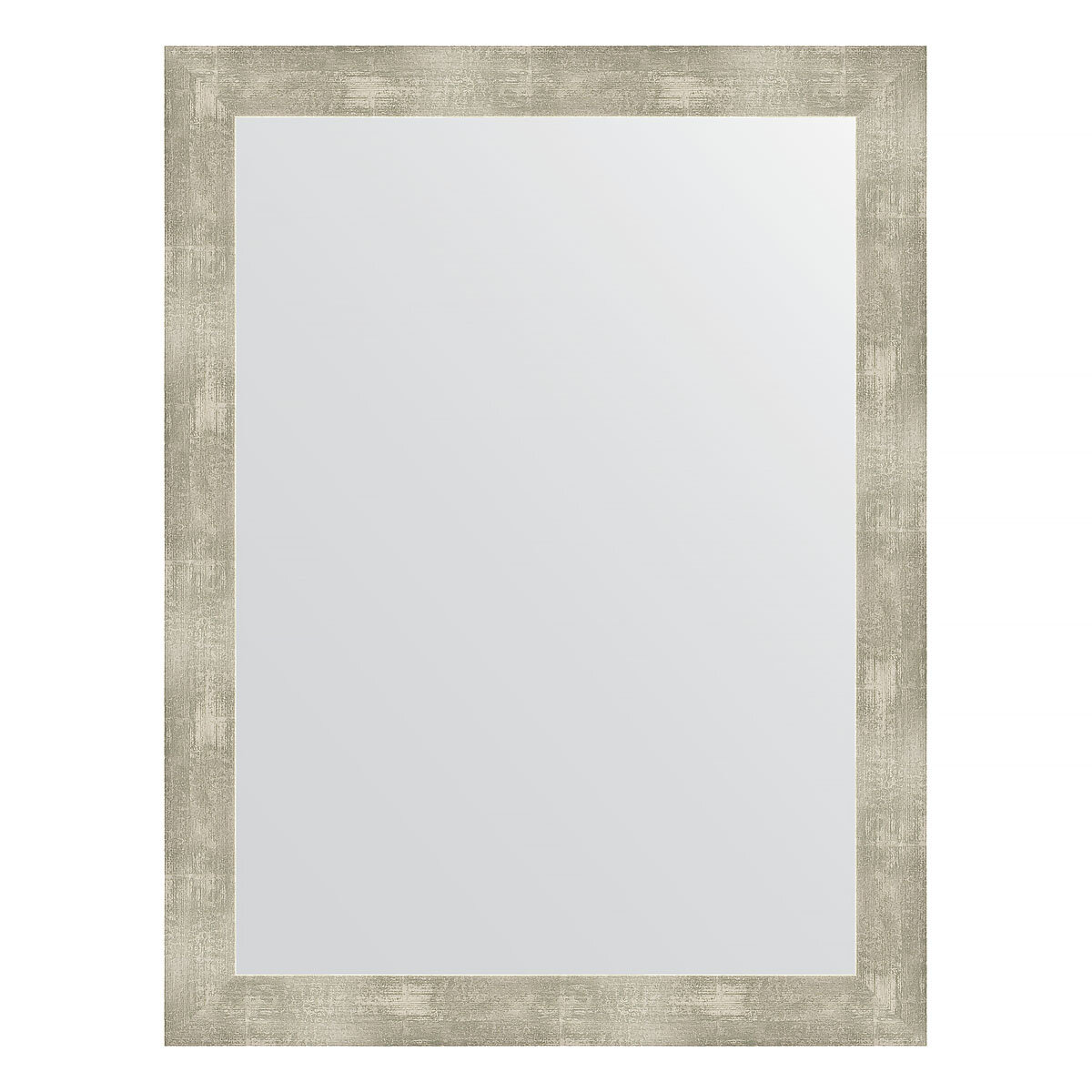 Зеркало Evoform в багетной раме алюминий 61 мм, 64x84 см - фото №1