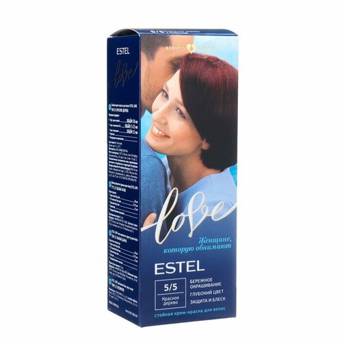 Стойкая крем-краска для волос ESTEL LOVE красное дерево крем краска для волос estel love стойкая 8 74 капучино 60 мл 2 шт