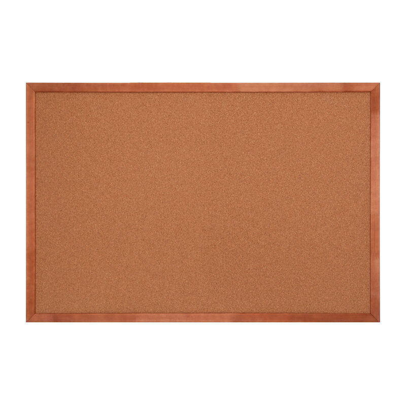 Доска пробковая 90 Комус Premium деревян. рама