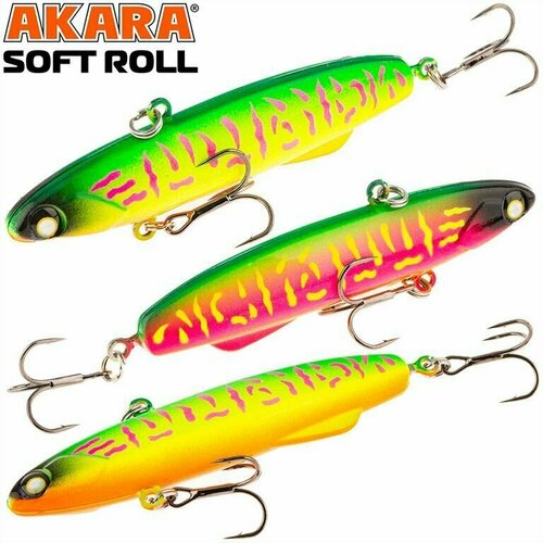 фото Воблер akara раттлин (vib) soft roll 90 мм 30 гр. a207-161