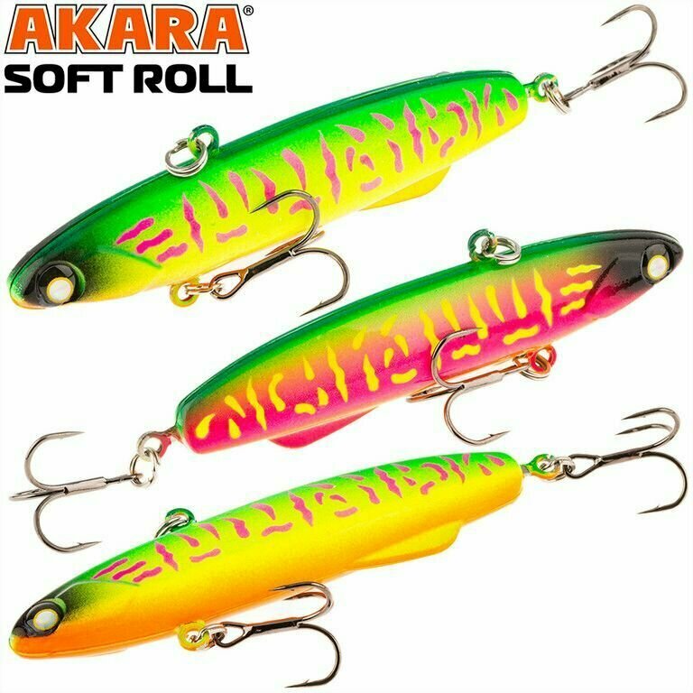 Воблер Akara раттлин (Vib) Soft Roll SR70-A207/161