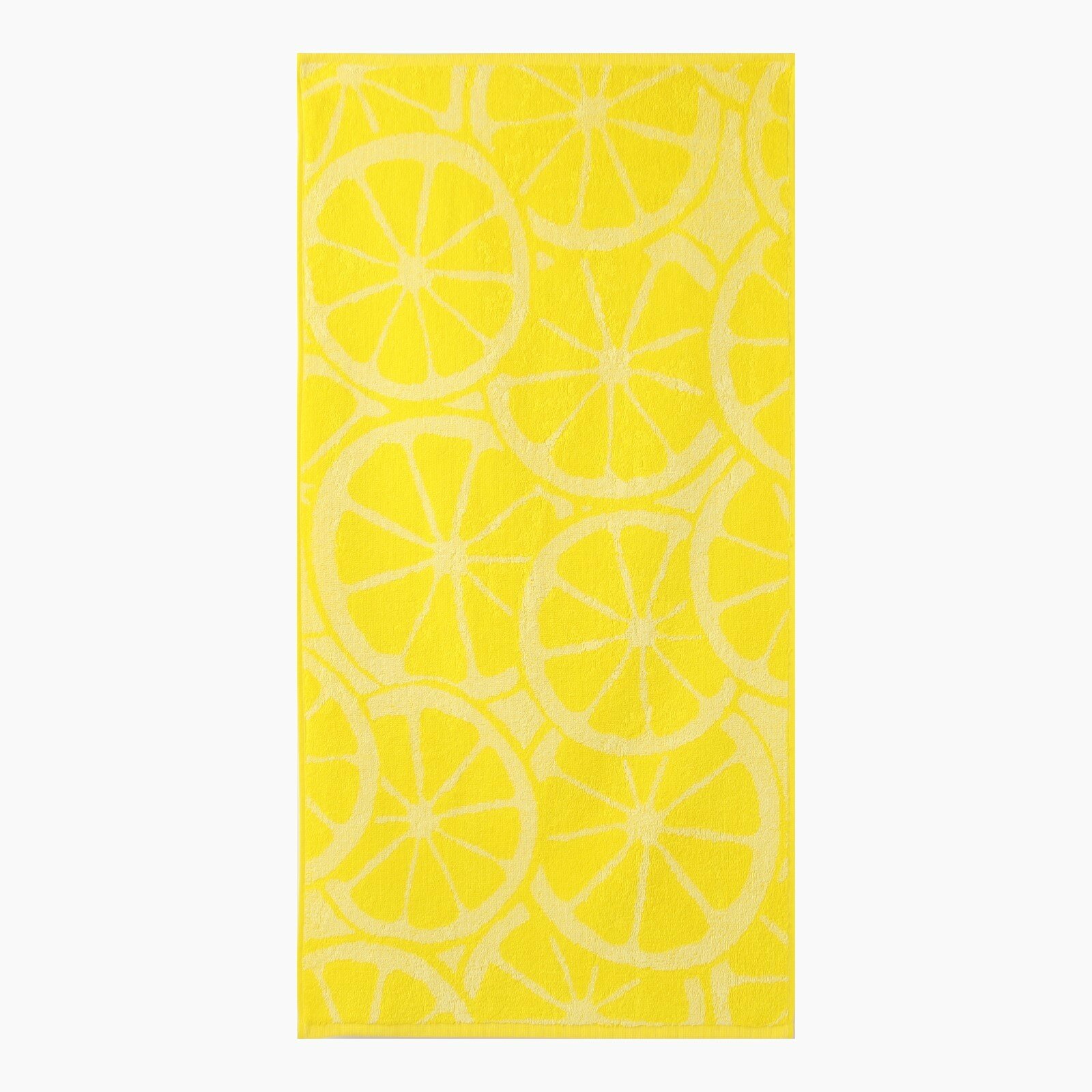 фото Полотенце махровое Lemon color, 50х90 см, цвет жёлтый