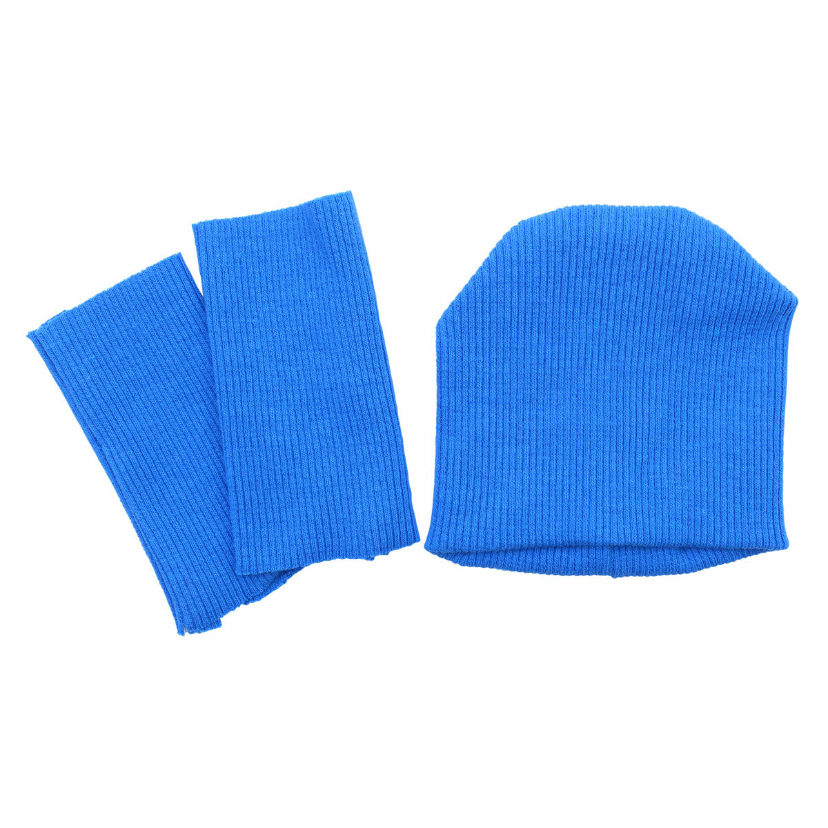 28875 Комплект одежды для игрушек, синий, (шапка 9,5*10 см, гетры 3*8 см)