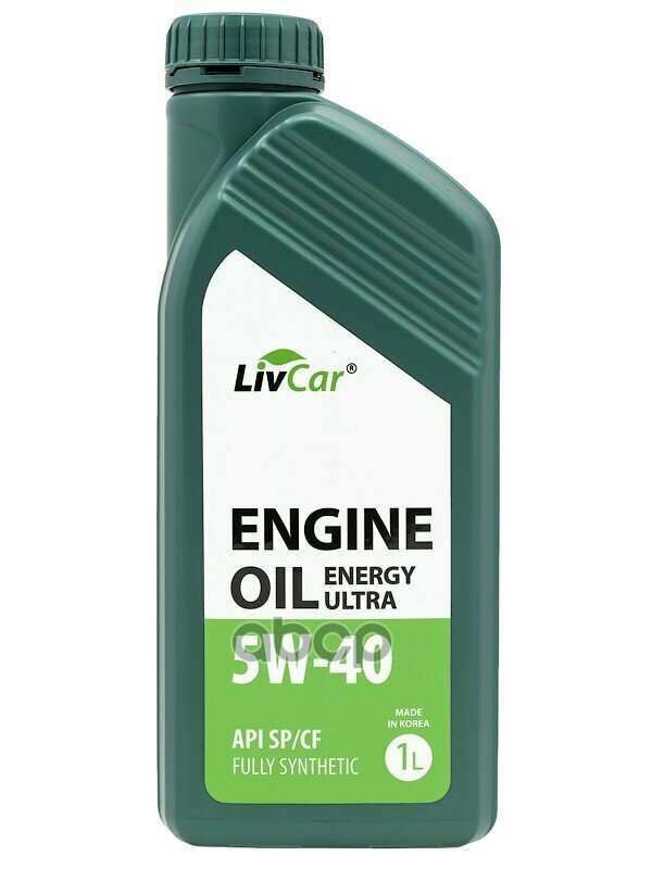 LivCar Масло Моторное Livcar Engine Oil Energy Ultra 5W-40 Api Sp/Cf (1Л)