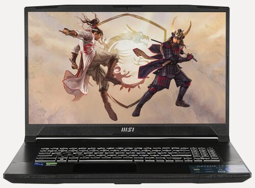 Изображение товара 17.3" Ноутбук MSI GF76 Katana 17 B12VGK-274RU Intel Core i7-12650H, ядра: 6 + 4 х 2.3 ГГц, RAM 16 ГБ, SSD 1TB, RTX 4070 8 ГБ, Windows 11 Home SL