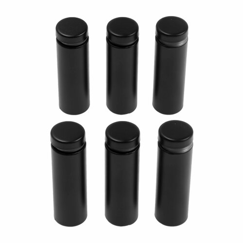 Дистанционный держатель для табличек 16х50 мм цвет черный набор 6 шт 505₽