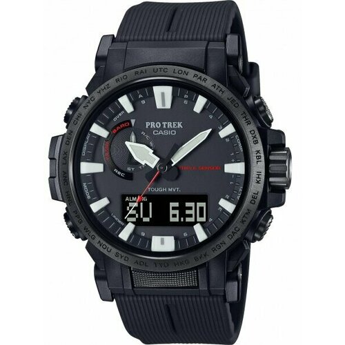 Наручные часы CASIO PRW 61Y 1B, серый, черный