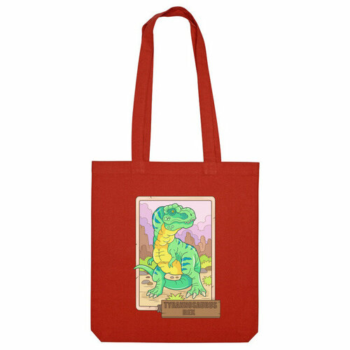 фото Сумка шоппер us basic, красный