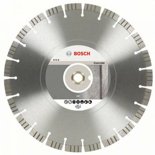 Круг алмазный Bosch Ф350х25,4 бетон Bf Concrete (658)