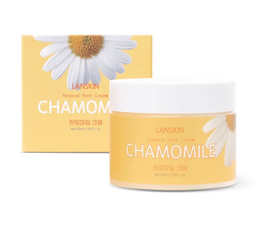 LanSkin Natural Herb Chamomile Cream Успокаивающий крем для лица с экстрактом ромашки 50 мл