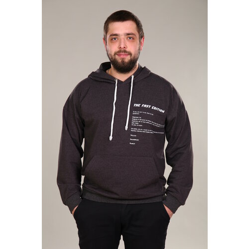 Свитшот IvCapriz, размер 54, серый