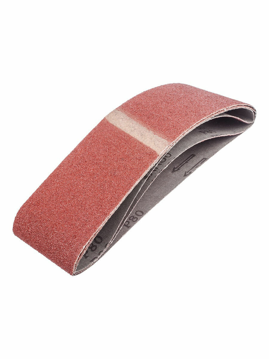 Лента абразивная на тканевой основе, оксид алюминия РемоКолор , Р80, 75х533мм, 3шт. - фото №2