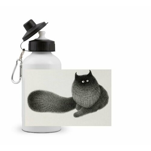 фото Спортивная бутылка котики №4 goodbrelok