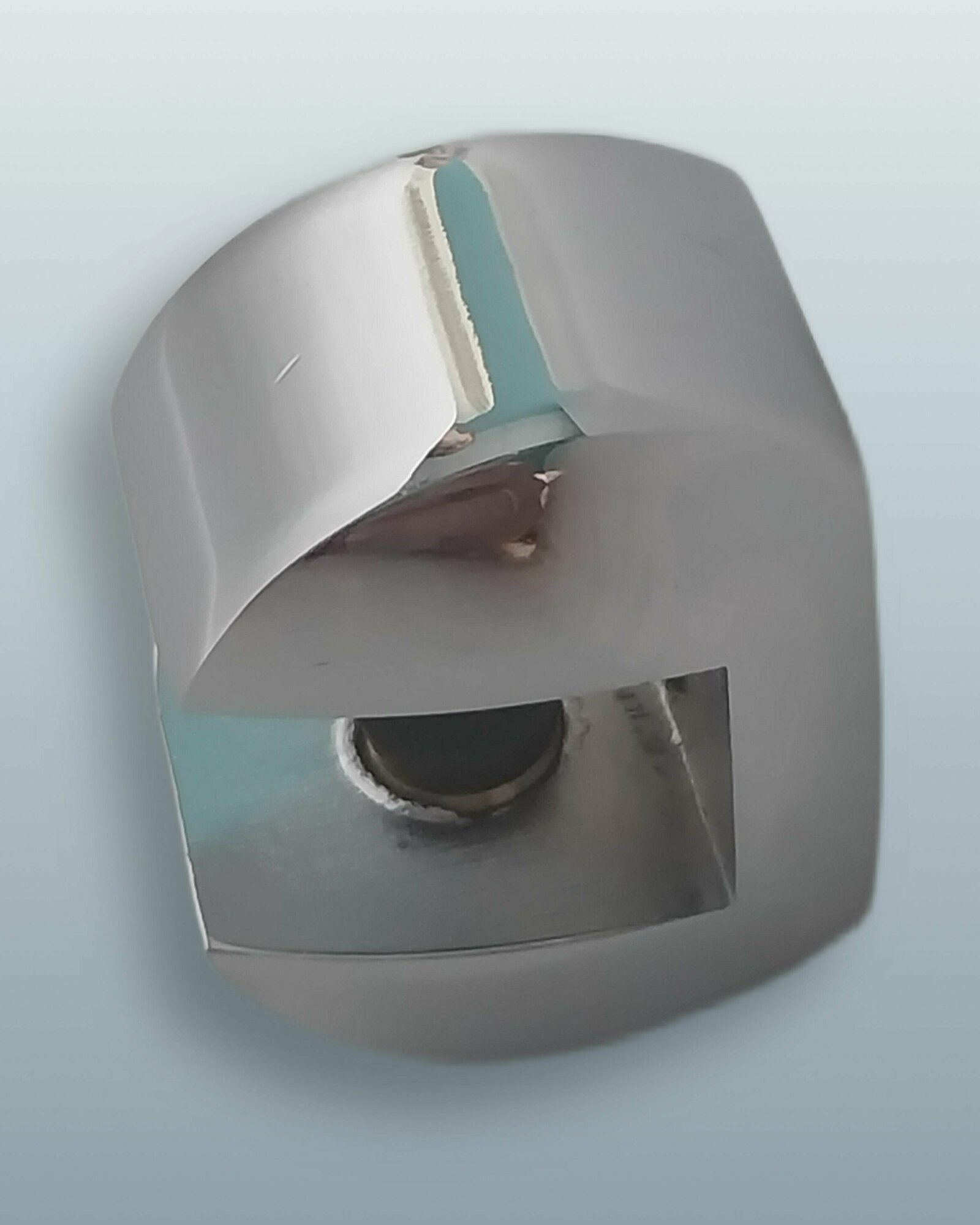 фото Полкодержатель для стеклянной полки, 6-8мм, хром, 2 шт.