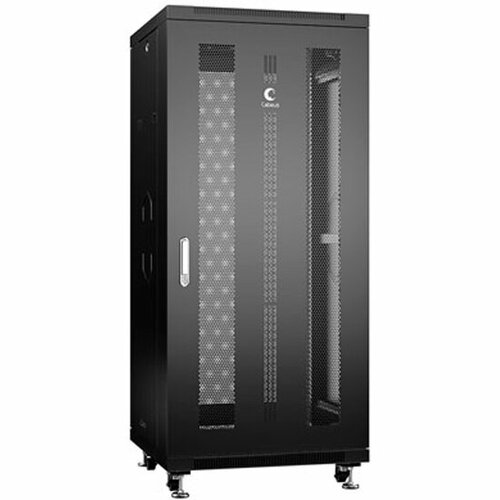 Шкаф серверный Cabeus ND-05C-27U60/80-BK 27U 800мм дверь металл, черный