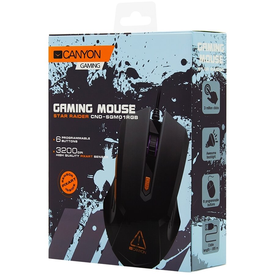 Мышь Optical Gaming Mouse with 6 programmable buttons