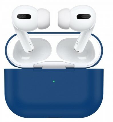 Чехол силиконовый для AirPods 3, синий (4)