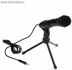 Микрофон RDM-120, 30 дБ, 2.2 кОм, разъём 3.5 мм, кабель 1.8 м, черный