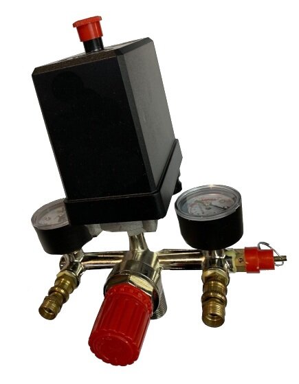 фото Реле (редуктор) давления для компрессора в сборе, автоматика 1/4, 380В (080-0359) №488