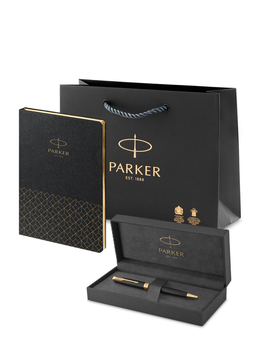 Подарочный набор Parker Sonnet Black GT. Паркер оригинал