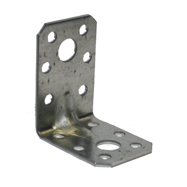 Уголок крепежный 200 02 050 1 усиленный 50x50x35 мм 90 градусов оцинкованный