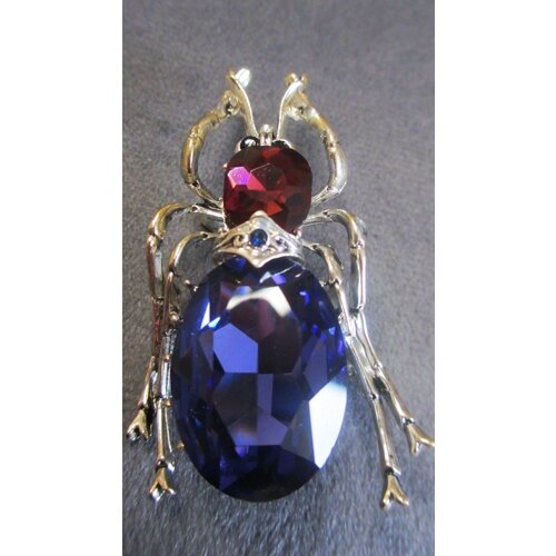 Брошь, 1 шт., фиолетовый