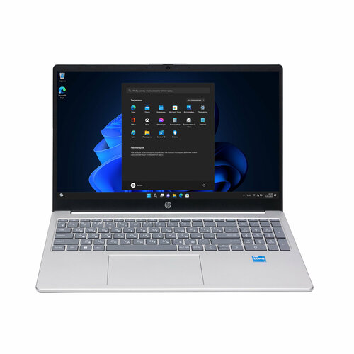 Ноутбук HP Laptop 15-fd0336nia Процессор Intel i3-1215U 8Гб DDR4 ОЗУ 256Гб SSD Windows 11 Pro и Русская клавиатура 45300₽