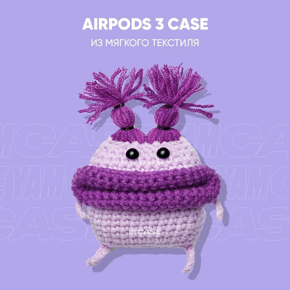 Чехол для AirPods 3, плюшевый чехол для наушников