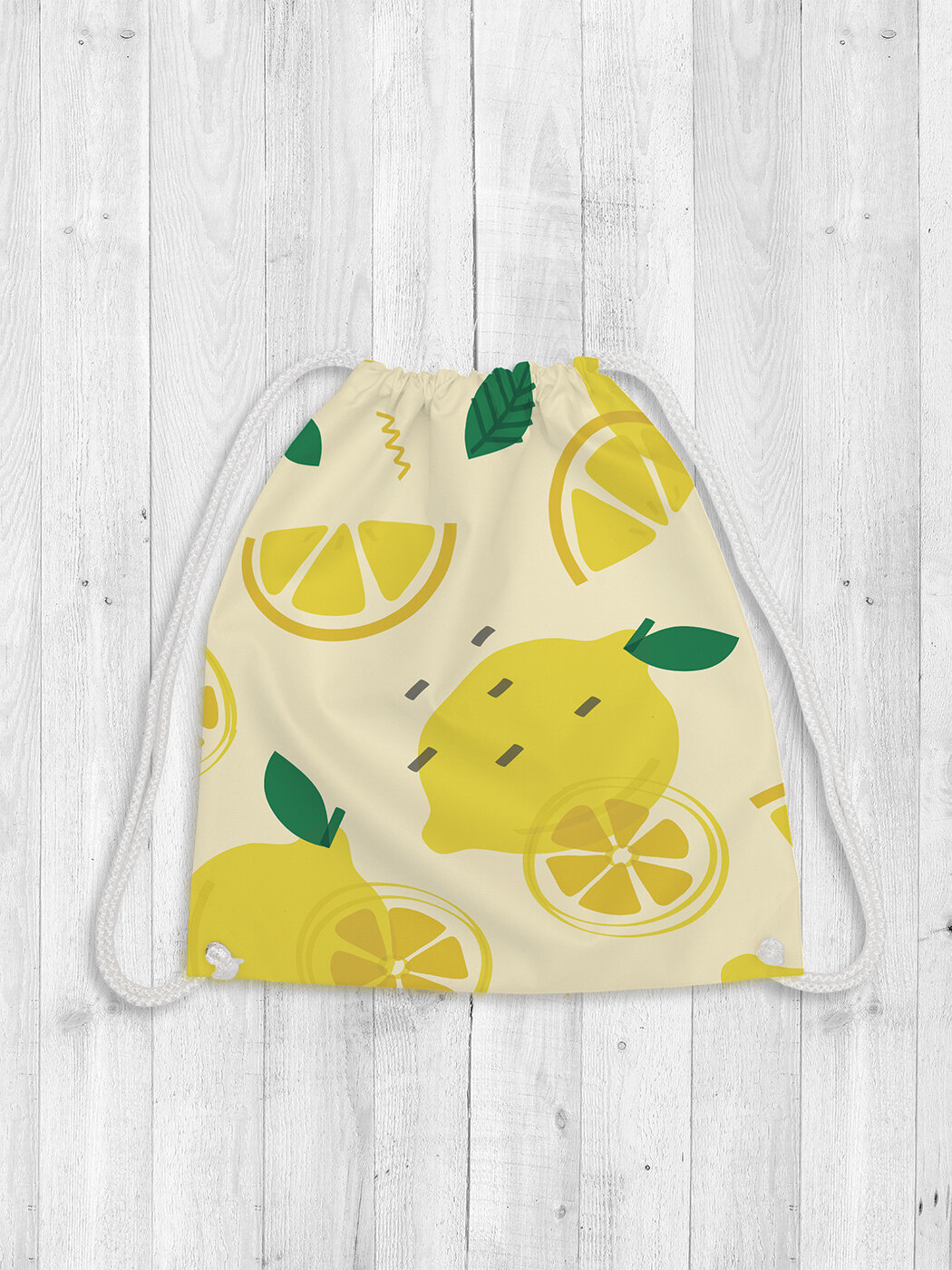 Сумка рюкзак-мешок для обуви и вещей с принтом 