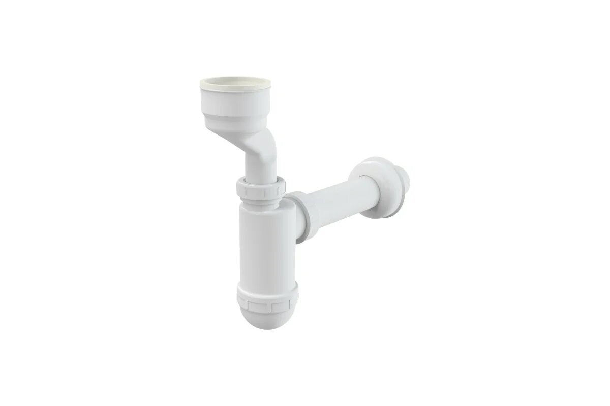 Alcadrain Сифон для писсуара бутылочный 1 1/4 дюйма x 40 с прямой трубкой 40мм A45A 00023905