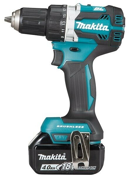 MAKITA DDF484RT Дрель-шуруповерт аккумуляторная BL 18V LTX, 54 Нм в кейсе (1 х 5 Ач) - фото №1