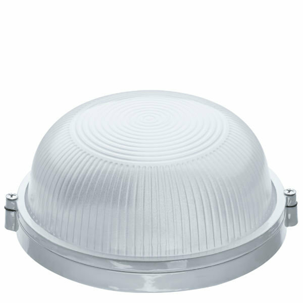 Светильник Navigator NBL-R1-100-E27/WH 100Вт круг белый без решетки