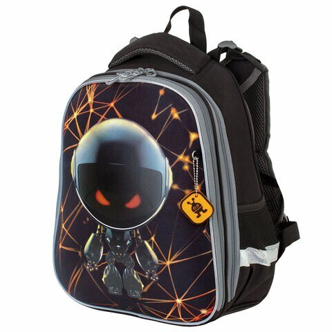 Ранец Brauberg 227815 Premium, 2 отделения, с брелком, UFO, 38х29х16 см