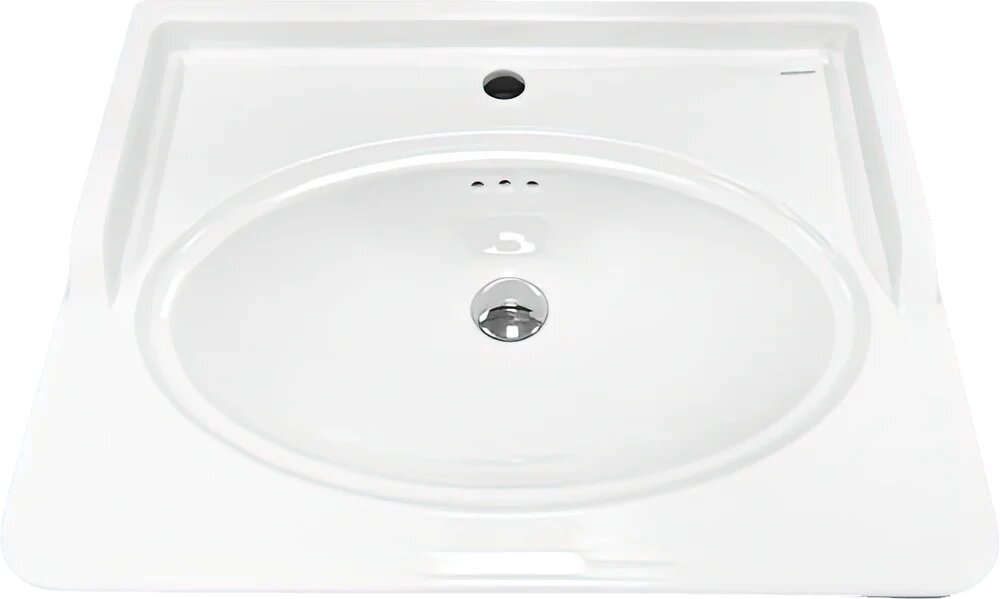 Comforty 50165 65 фарфоровая, ретро, белая, прямоугольная, российская