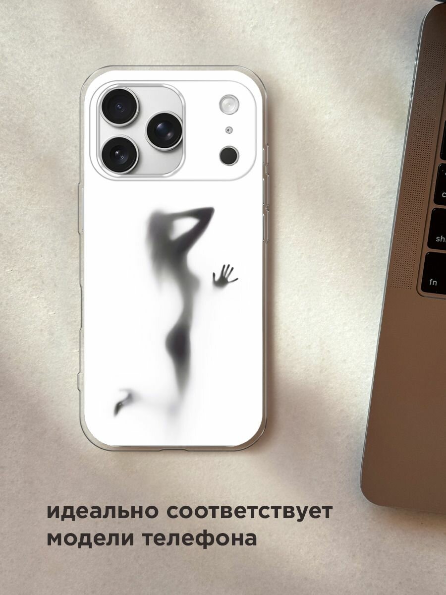 Чехол на Apple iPhone 17 Pro Max / Айфон 17 Про Макс с принтом "Стекло в душе" — фото 1
