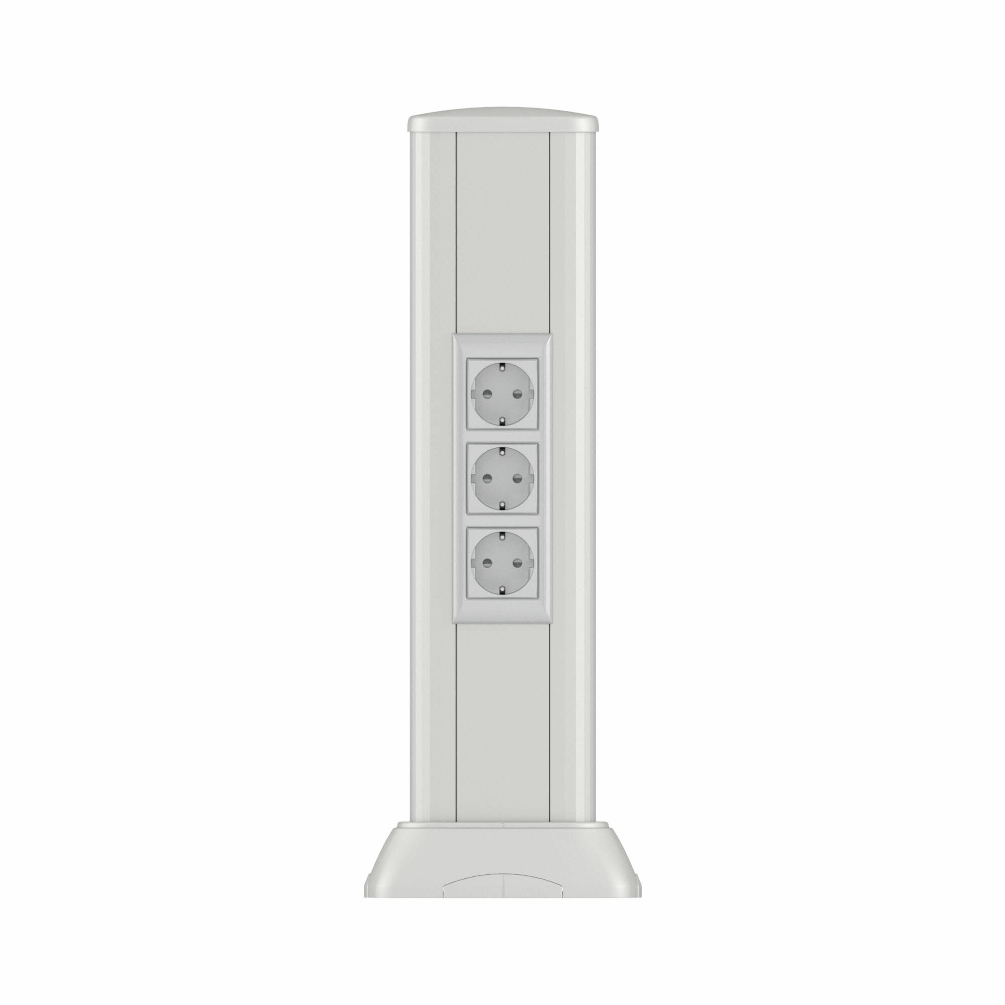 Алюминиевая колонна 0.5 м цвет светло-серебристый металлик19551