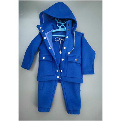 Комплект одежды , размер 116, синий комплект одежды blacksi размер 116 синий