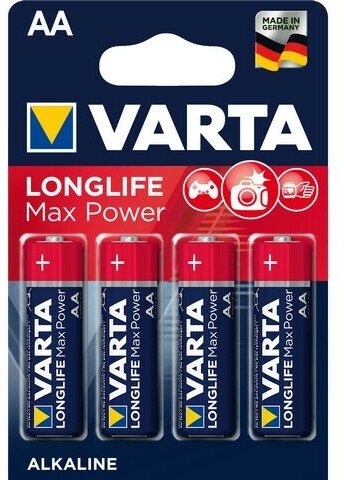 Батарейка VARTA LONGLIFE MAX POWER (MAX TECH) AA (блистер 4шт) 04706101404
