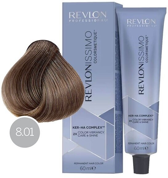 Revlon Professional Revlonissimo Colorsmetique Краска для волос оттенок 8-01 (светлый блондин натуральный пепельный)