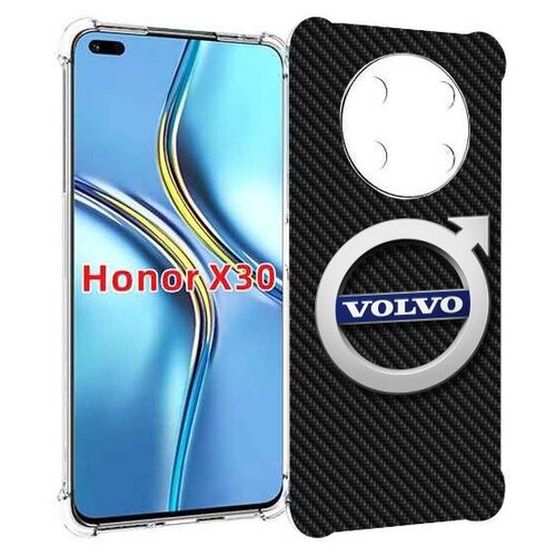 Чехол MyPads вольво volvo 3 для Honor X30 / Magic4 Lite 5G задняя-панель-накладка-бампер чехол mypads лось демон для honor x30 magic4 lite 5g задняя панель накладка бампер